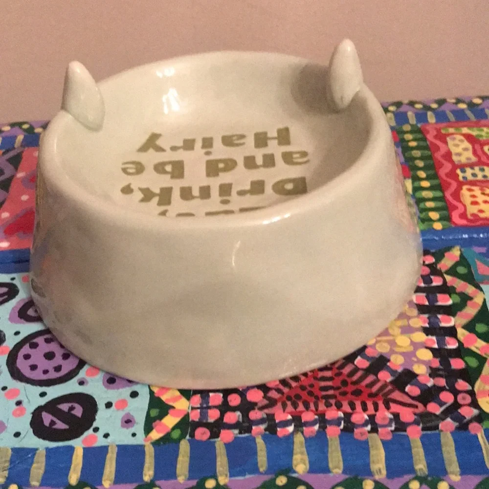 Dog Bowl- Ceramic- NIB